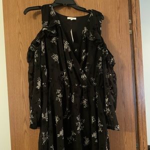 Maurice’s Dress. Long sleeve, cold shoulder, new with tags. Size large